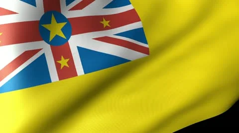 Niue Flag Waving 動画素材 12229876