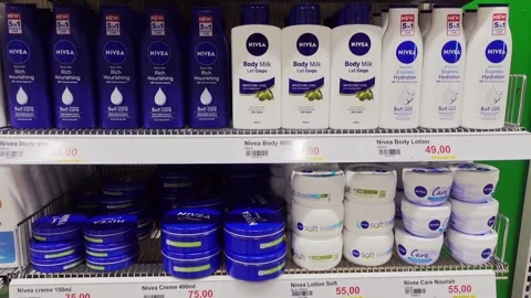 Nivea products Stock Footage 283901196