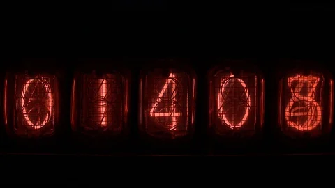 Nixie device Numbers Stock Footage 94226789