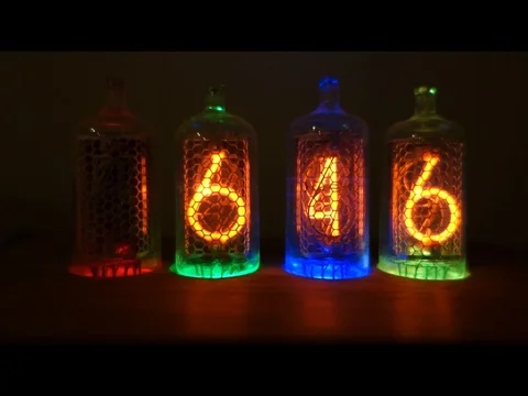 Nixie Tube Numbers Stock-Footage 82587971