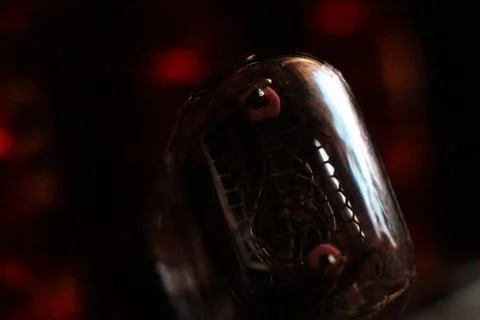 Nixie tubes IN-17 Stock Photos