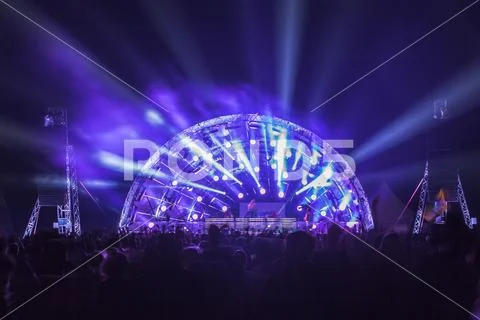 Nizhniy Novgorod, Russia - July 24, 2016: electronic music festival - AFP Stock Photos