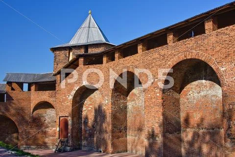 Nizhny Novgorod kremlin Stock Photos