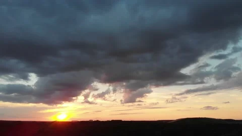 NJ Spring Sunset (1) Stock Footage 166874308