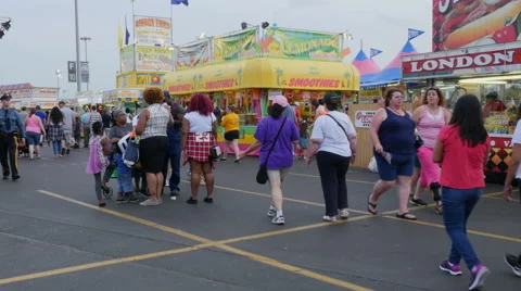 NJ State Fair Midway Stock Footage 51842078