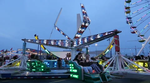 NJ State Fair Slow Motion Stock Footage 51840632