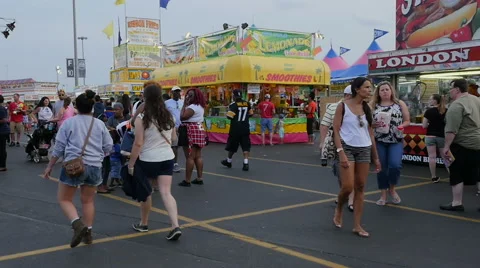 NJ State Fair Slow Motion Stock Footage 51841807