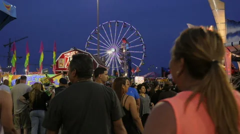 NJ State Fair Time-lapse Stock Footage 51842242