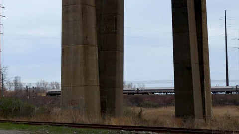 NJ Transit Train Stock Footage 106356444