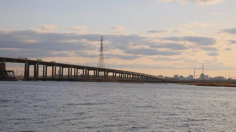 NJ Turnpike Time-Lapse Stock Footage 88399932