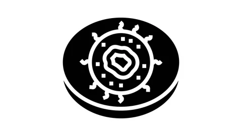 Nl cell immunity glyph icon animation Stock Footage 224898472