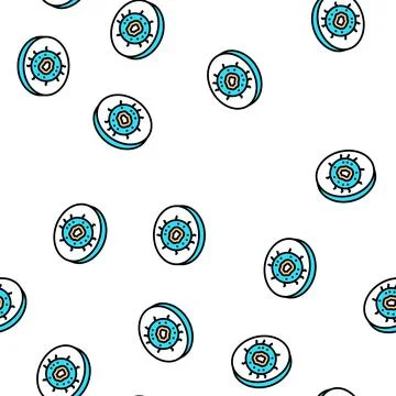 Nl cell immunity vector seamless pattern 스톡 일러스트