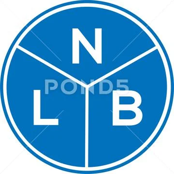 NLB letter logo design on white background. NLB creative initials letter  logo: Royalty Free #178341534