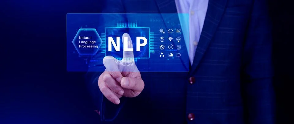 NLP concept, natural language processing, neural network, nlp coaching, neu.. Stock Photos