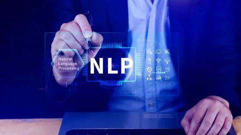 NLP concept, natural language processing, neural network, nlp coaching, neu.. Stock Photos