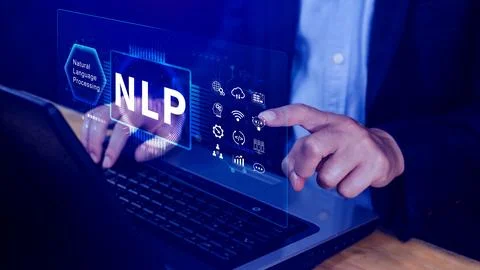 NLP concept, natural language processing, neural network, nlp coaching, neu.. Stock Photos