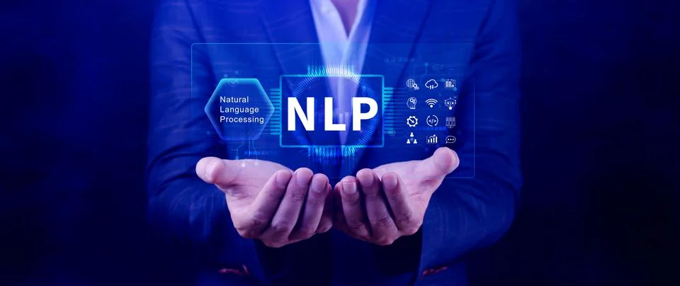 NLP concept, natural language processing, neural network, nlp coaching, neu.. Stock Photos