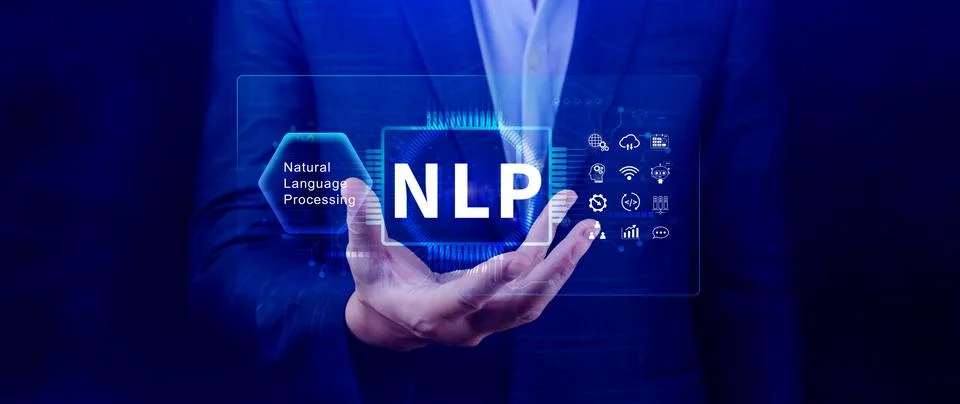 NLP concept, natural language processing, neural network, nlp coaching, neu.. Stock Photos