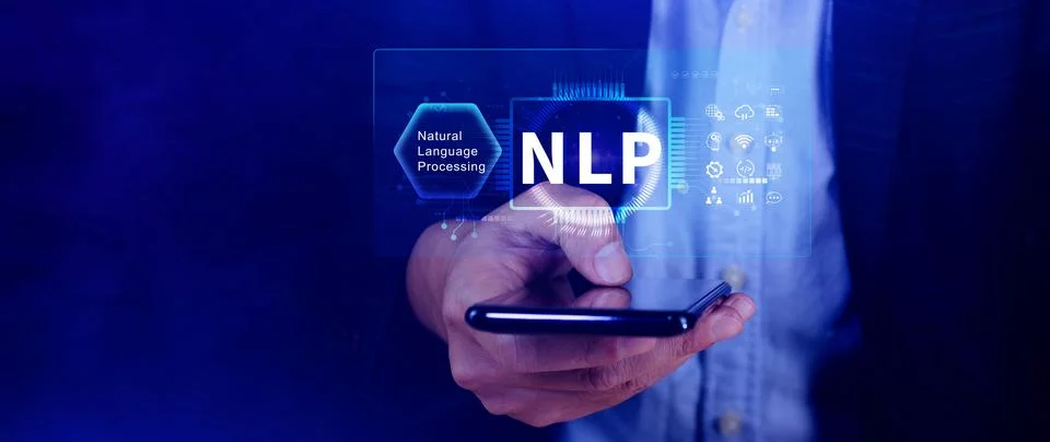 NLP concept, natural language processing, neural network, nlp coaching, neu.. 스톡 사진