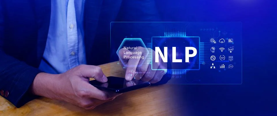 NLP concept, natural language processing, neural network, nlp coaching, neu.. Stock Photos