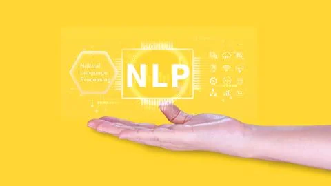 NLP concept, natural language processing, neural network, nlp coaching, neu.. Stock Photos