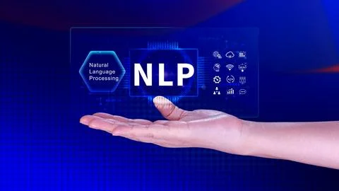 NLP concept, natural language processing, neural network, nlp coaching, neu.. Stock Photos