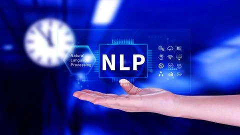 NLP concept, natural language processing, neural network, nlp coaching, neu.. Stock Photos