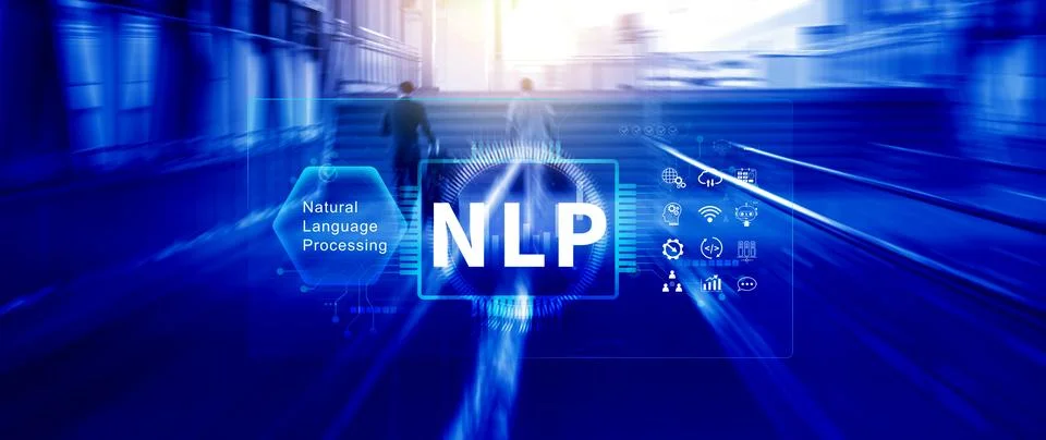 NLP concept, natural language processing, neural network, nlp coaching, neu.. Stock Photos