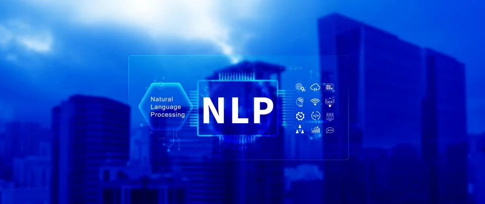 NLP concept, natural language processing, neural network, nlp coaching, neu.. Stock Photos