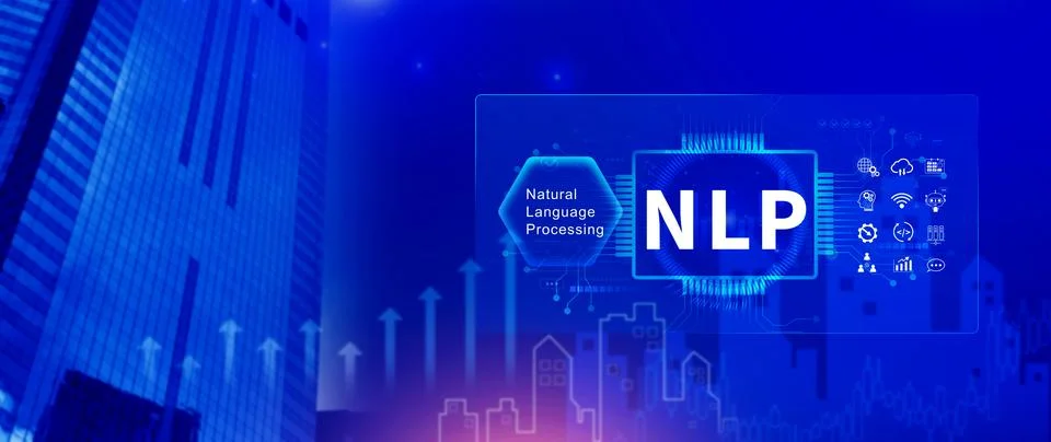 NLP concept, natural language processing, neural network, nlp coaching, neu.. Stock Photos