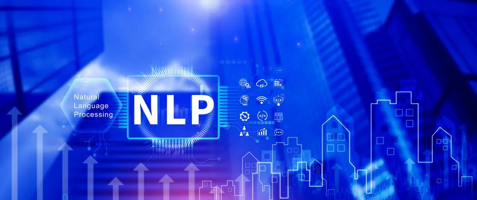 NLP concept, natural language processing, neural network, nlp coaching, neu.. Stock Photos
