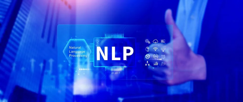 NLP concept, natural language processing, neural network, nlp coaching, neu.. Stock Photos