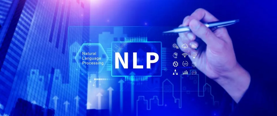 NLP concept, natural language processing, neural network, nlp coaching, neu.. 스톡 사진