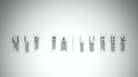 Nlp failures 3D title animation with shadows on a white background Vídeos de archivo 298004737