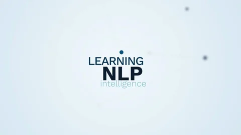 Nlp learning intelligence linguistics language layout analysis interaction Stock Footage 103100429