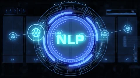 NLP Natural language processing AI Artificial intelligence. Stock Footage 309361621
