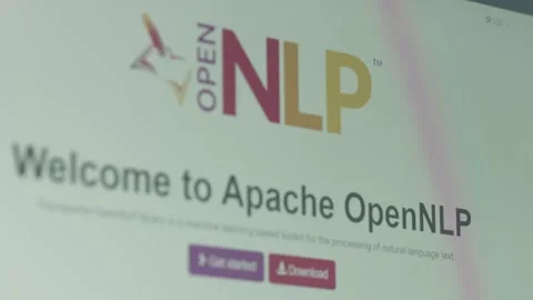 NLP - neuro linguistic programming on a manufacturing. AI Industry. Information Stock Footage 254546524