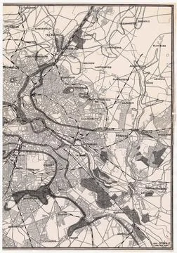 N.N., Building Plan Berlin-Ost (without dat.): Development plan. Light bre... Fotos de archivo