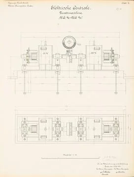N.N., Electrical headquarters of hydraulic engineering inspection, Emden: A.. Stock Photos