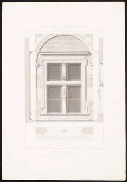 N.N., HÃ tel dÂ assezat, Toulouse. (From: Motifs historiques dÂ Architectu 스톡 사진