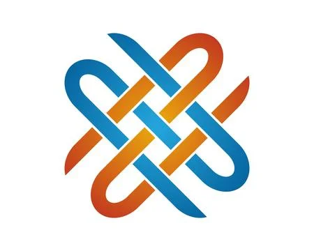 Nn ss wicker logo template Stock Illustration