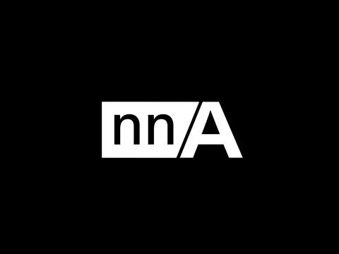 NNA Logo and Graphics design vector art, Icons isolated on black background Illustrazione stock