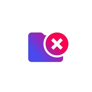 No access to folder icon for ui Stock Illustration