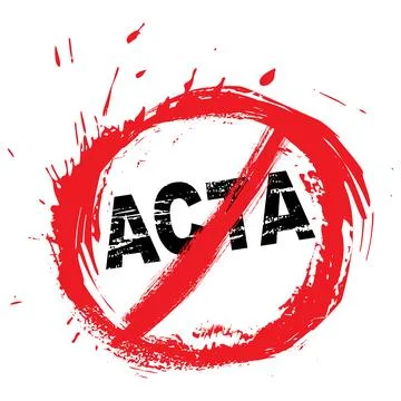 No ACTA symbol Stock Illustration