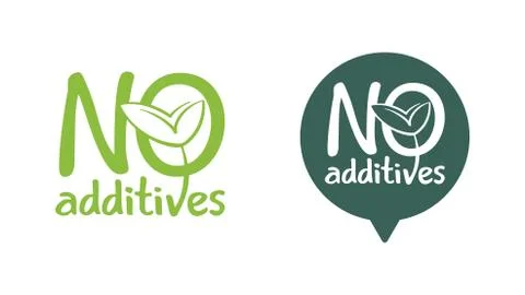 No-additives 2-in-1 2 Stock Illustration