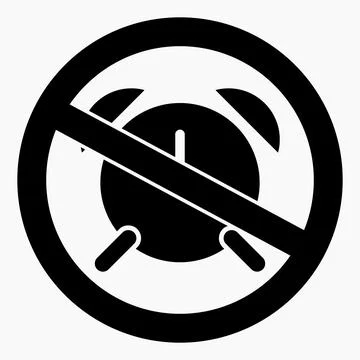 No alarm. Stock Illustration