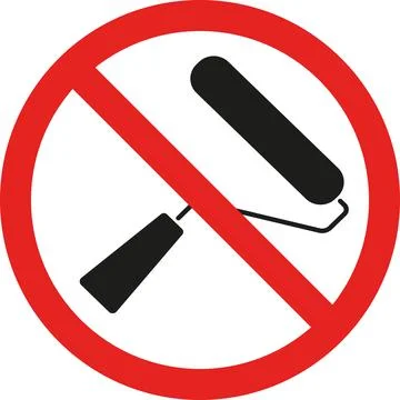 No anchor caution sign. Stock Illustration