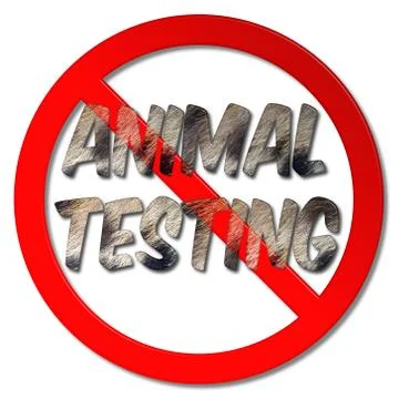 No Animal Testing Sign イラスト素材