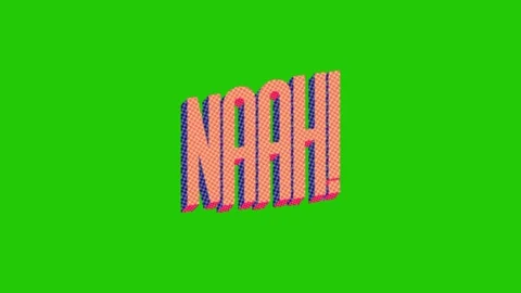 No animation on green screen 库存影片 332643336