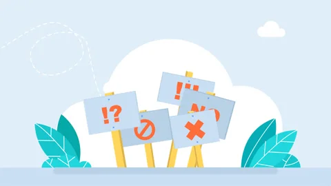 No answer choice, a placard with no sign, a person saying no vote. Set of signs Stock Footage 281007953